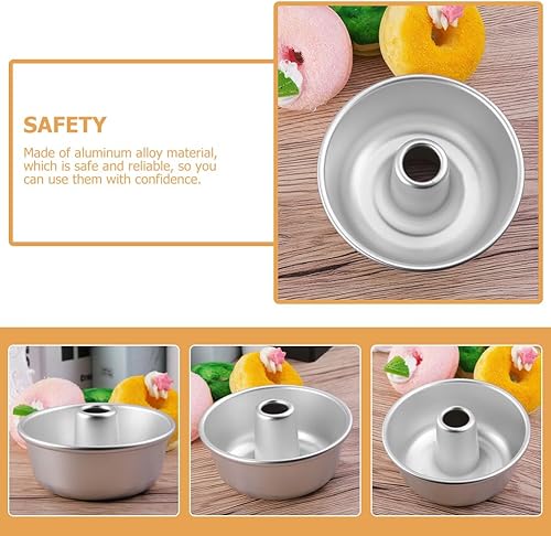 Miniatura 6 de Abaodam molde de donas fabricante de postres ángel pastel de comida lata molde de pastel de ángel molde para panqueques mini tartas bandeja círculo