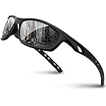 RIVBOS Mens Sunglasses Polarized UV Protection TR90 Unbreakable Frame Sports Driving Fishing Cycling RB833-black&Black
