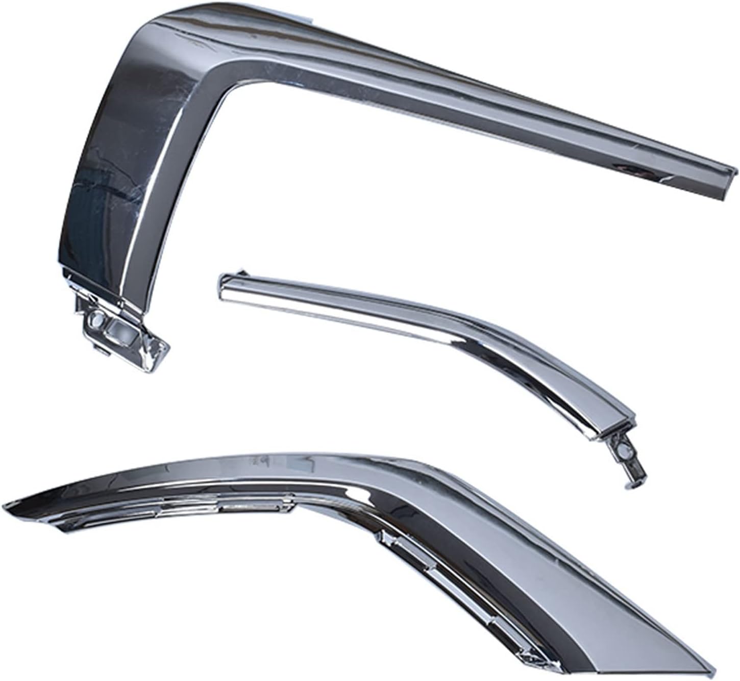 Left Front Bumper Trim Strip Molding Chrome Replacement for 2016-2019 Outlander