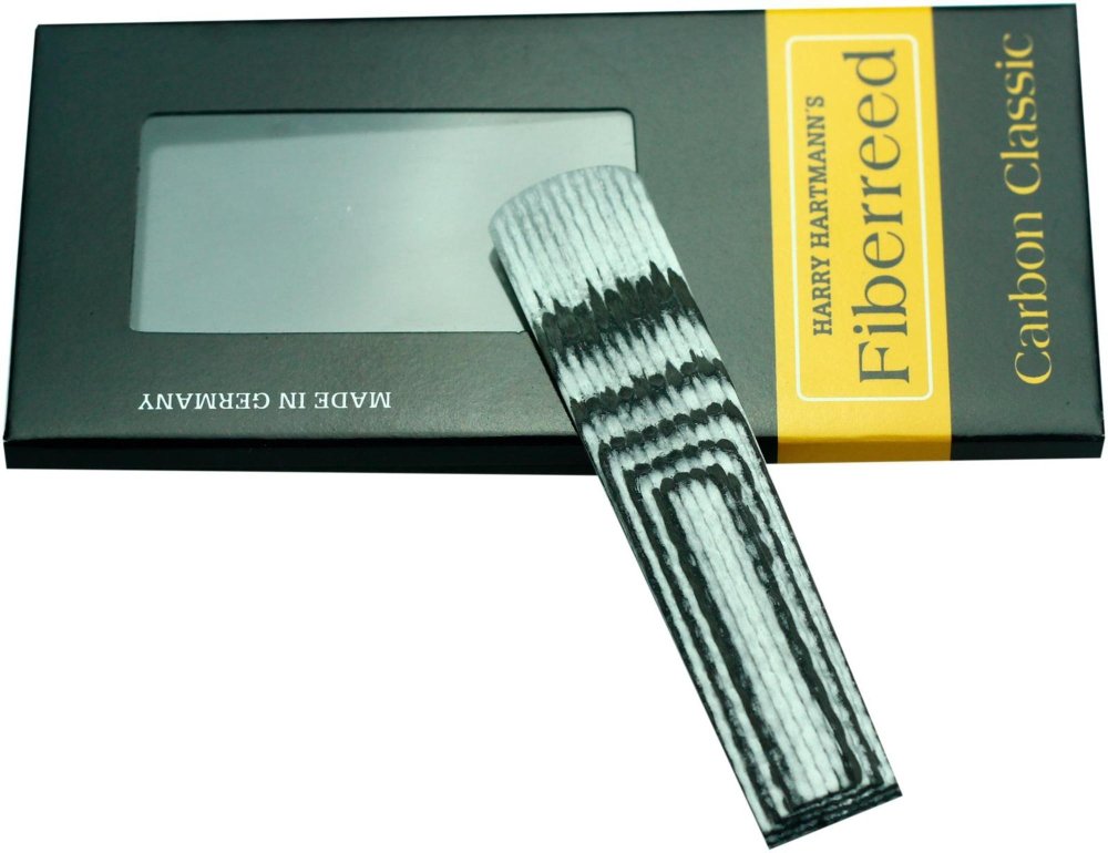 Harry Hartmann Fiberreed Altsaxophon Reed Carbon Classic – H (Hard 3.5)