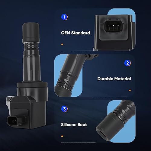 Vista 1252 de ECCPP Bobinas de encendido portátiles de repuesto para automóvil compatibles con Infiniti I30/para Nissan Maxima 3.0L V6 2000-2001 Reemplazo