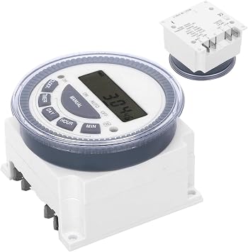 DC 12V Digital Timer Switch, TM619H2 24hour/12Hour System Electronic Timer Controller with User Manual