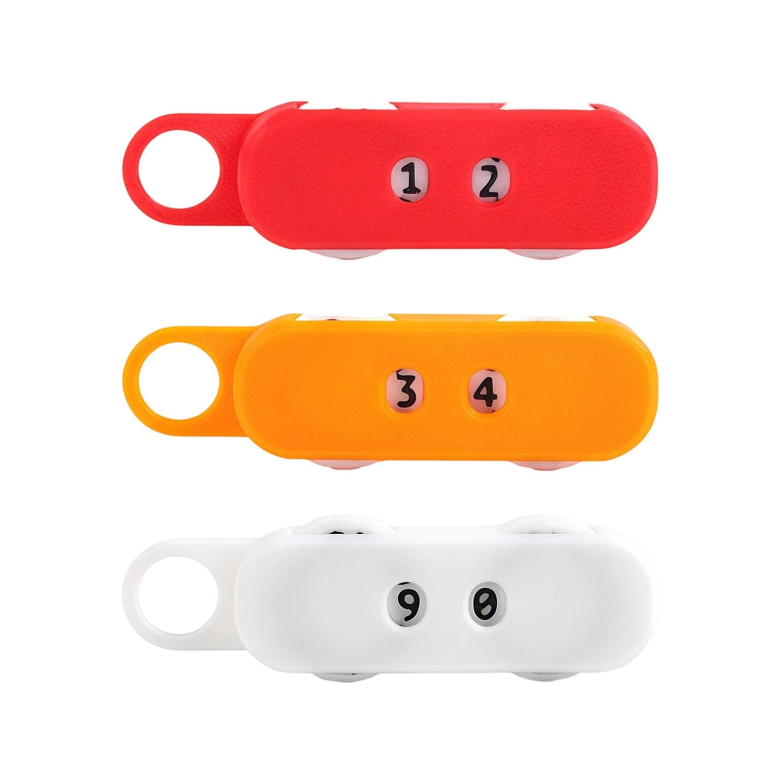 Ergonomic Rubber Handheld Counter Portable for Knitting Crochet and Crafting Activities Fade-Resistant Craft Counter Tool