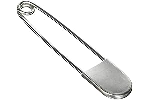 5" Safety Pins, Giant Safety Pin for Laundry, Upholstery