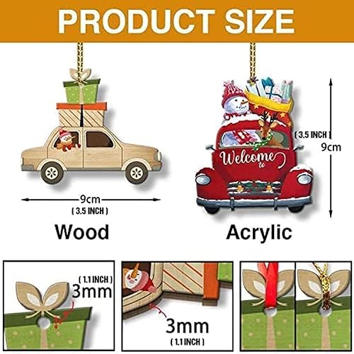 Miniatura 6 de Adorno personalizado de guitarra 2025, adorno de Navidad de guitarra acústica con nombre, regalo para guitarristas y amantes de la música, recuerdo