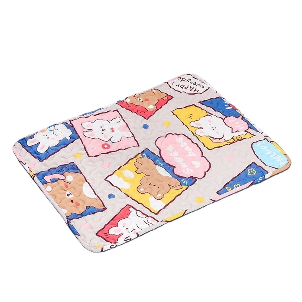 Tapis rafraîchissant pour chats et chiens matelassé pour les siestes d'été au frais