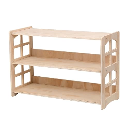Montessori Bookshelf Toy Shelf Kids Storage Organizer for Toys Book