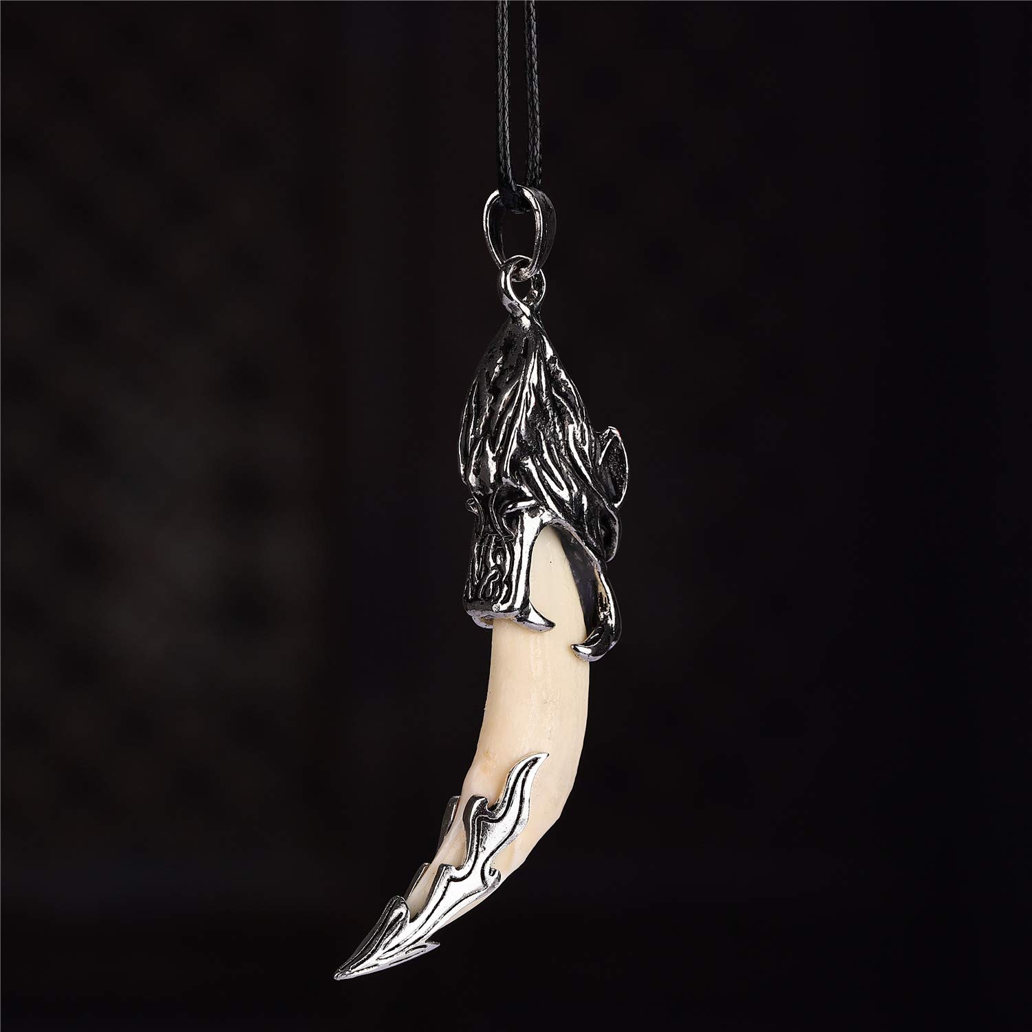 Collana gucci uomo dente di sale lupo
