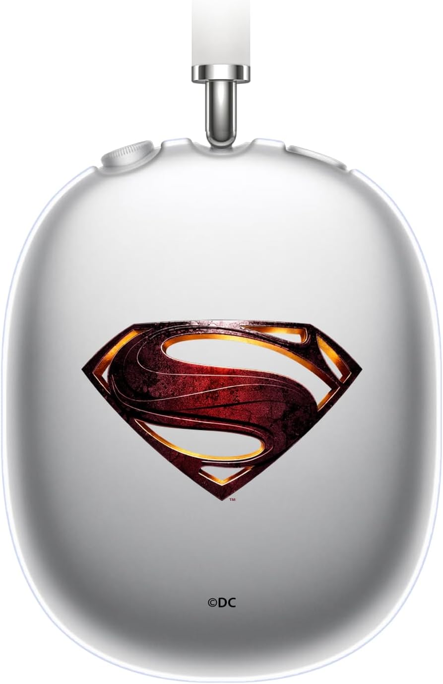 Head Case Designs Officially Licensed Justice League Movie Superman Logos Soft Gel Case Compatible with Apple AirPods Max