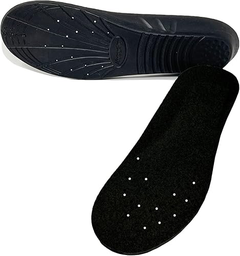 Plantillas de espuma viscoelástica Happystep con soporte de arco, amortiguación y absorción de impactos - Alivio de la fascitis plantar y dolor de