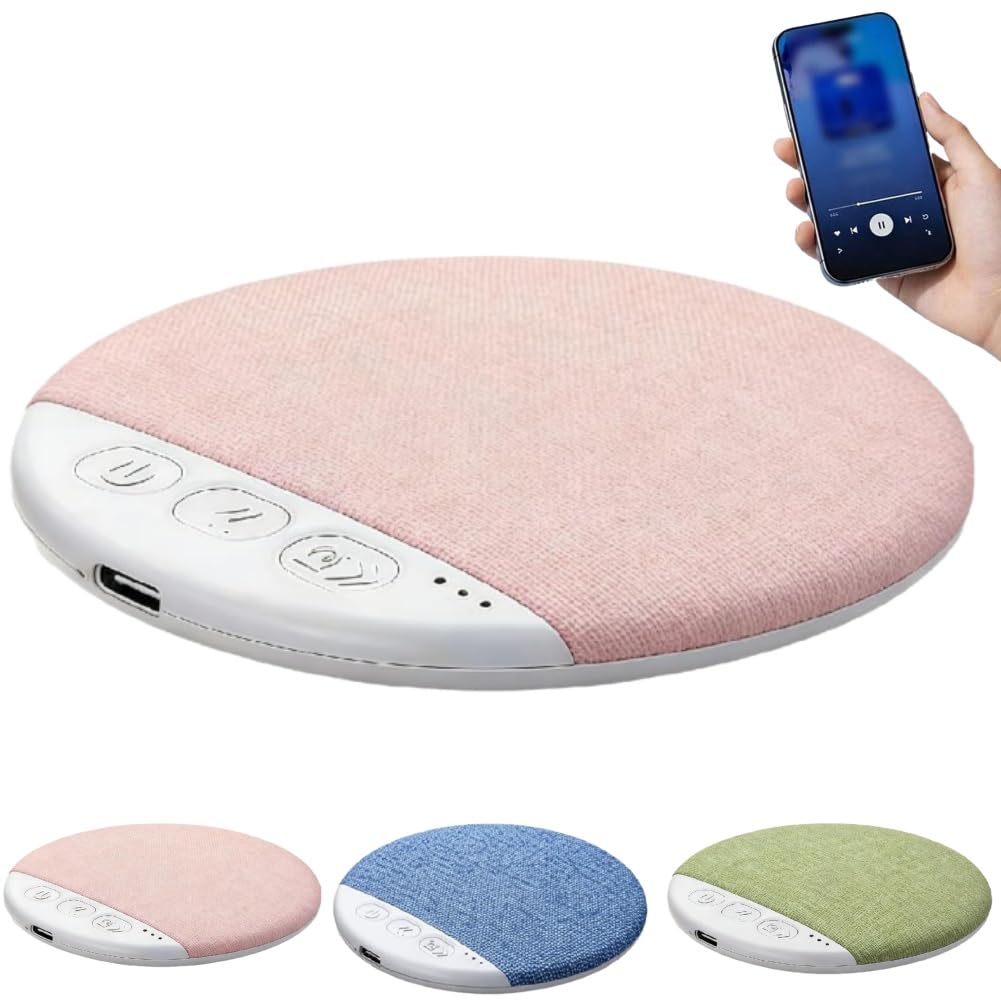 2026 New Bluetooth Pillow Speaker for Sleeping, Mini Portable Under Pillow Speaker with White Noise Timer,Bluetooth 5.4 Wireless Sleep Aid with Stereo Bass Private Sleep Headphones for Side Sleeper — view 10