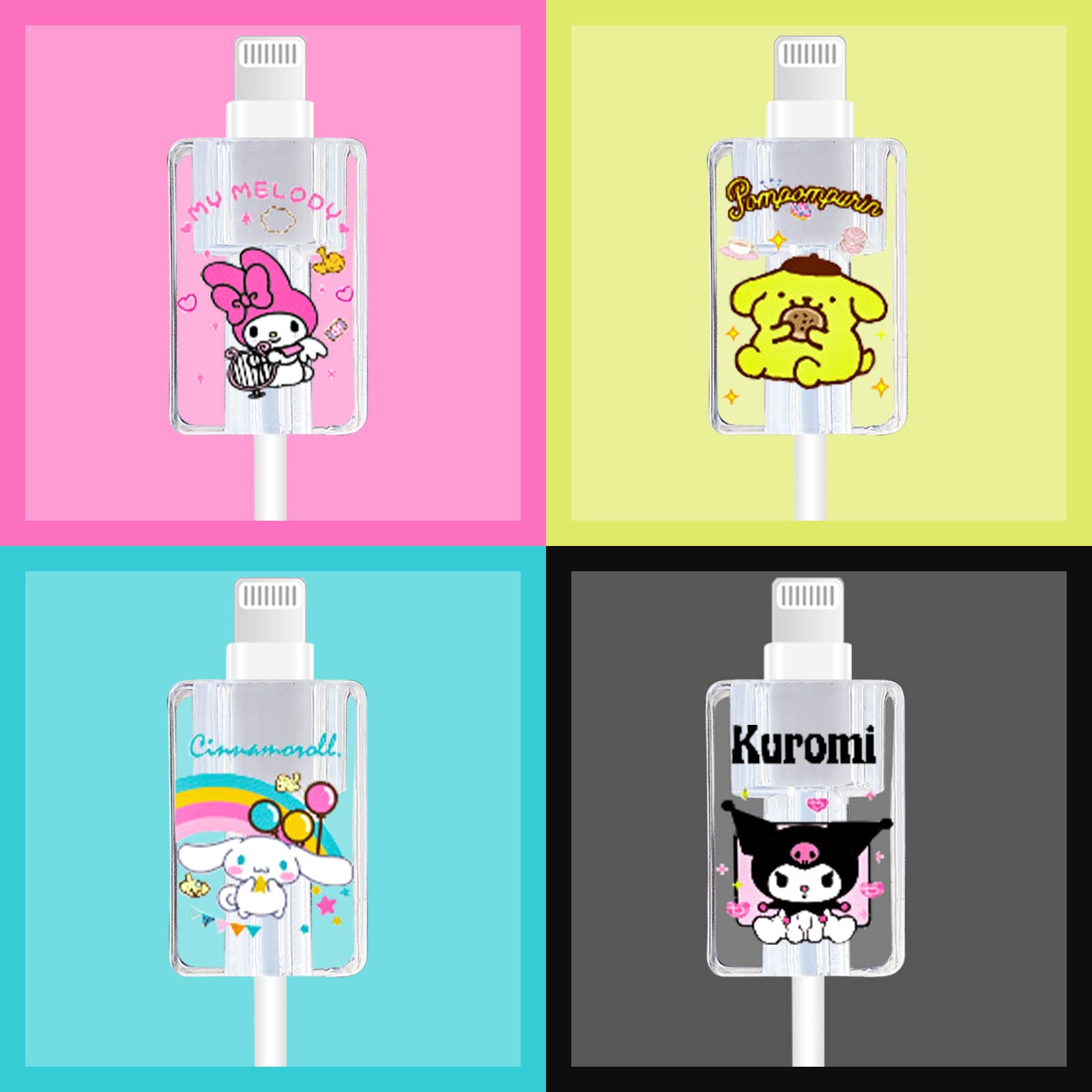 Amazon.co.jp: iPhone充電器用かわいい漫画ケーブルプロテクター