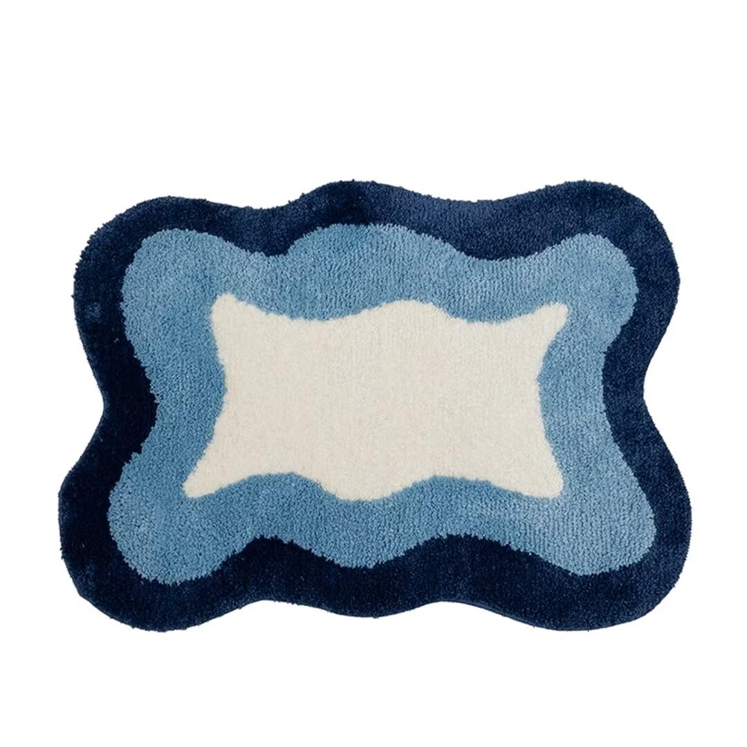 Alfombras de baño irregulares,alfombra de baño de microfibra antideslizante absorbente de agua,alfombras lavables a máquina para bañera, lavabo, ducha,alfombra de puerta de entrada,alfombra de felpa