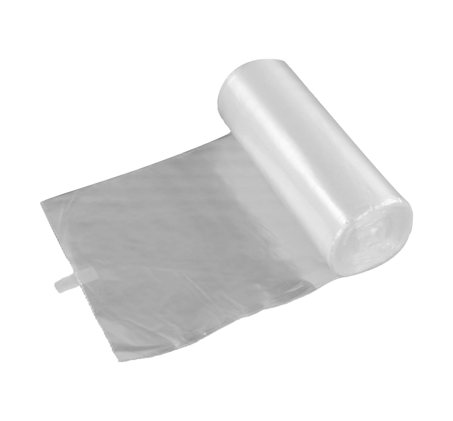 Sacchi per pattumiere trasparenti da 40 L, sacchetti per pattumiere, 200 sacchetti