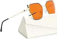 Vista 21 de ANYLUV Gafas de luz azul para mujeres y hombres, lentes de bloqueo de luz azul para mujer, anteojos de computadora antifatiga ocular