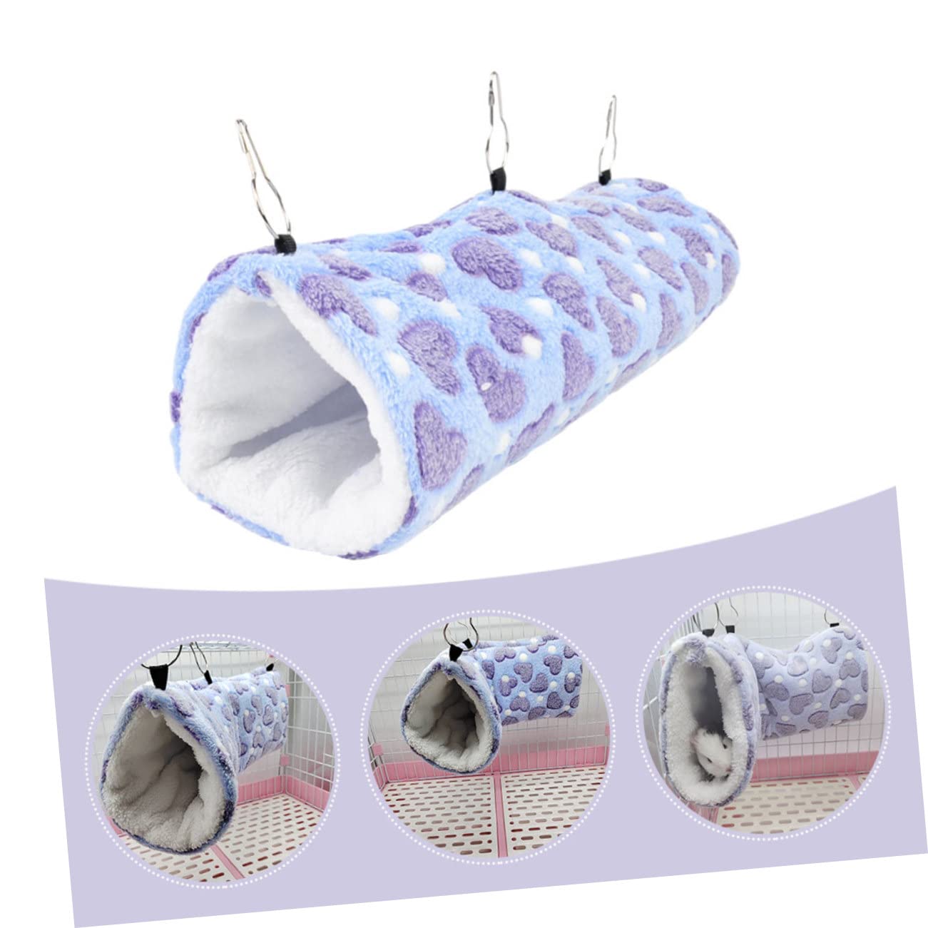 BESPORTBLE 3stücke Pet Warming Hammock Für Hamster Ratten Und Kleine Tiere Atmungsaktive Und Komfortable Hängematte Für Winternächte Und Spielspaß Kreatives Design Für Niedliche