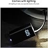 Mijia Compressore Aria Portatile 2, Mi Portable Electric Air Compressor 2, 6 Modalità di Gonfiaggio, Lampada LED, 150 PSI Mini Air Pump 2000mAh Batteria per Auto, Bici, Moto, Scooter, Pallone (Nero) #3
