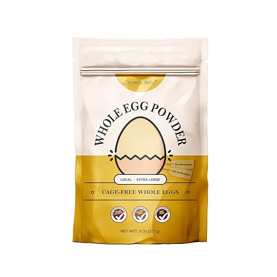 Orgnisulmte Whole Egg Powder, Fresh Pasteurized Egg Powder