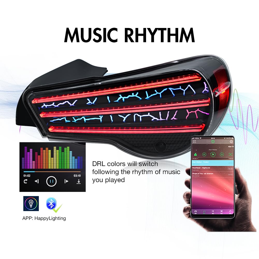 Amazon.com: COOLCMP New Tail Lights for 2012-2020 Toyota 86/Subaru