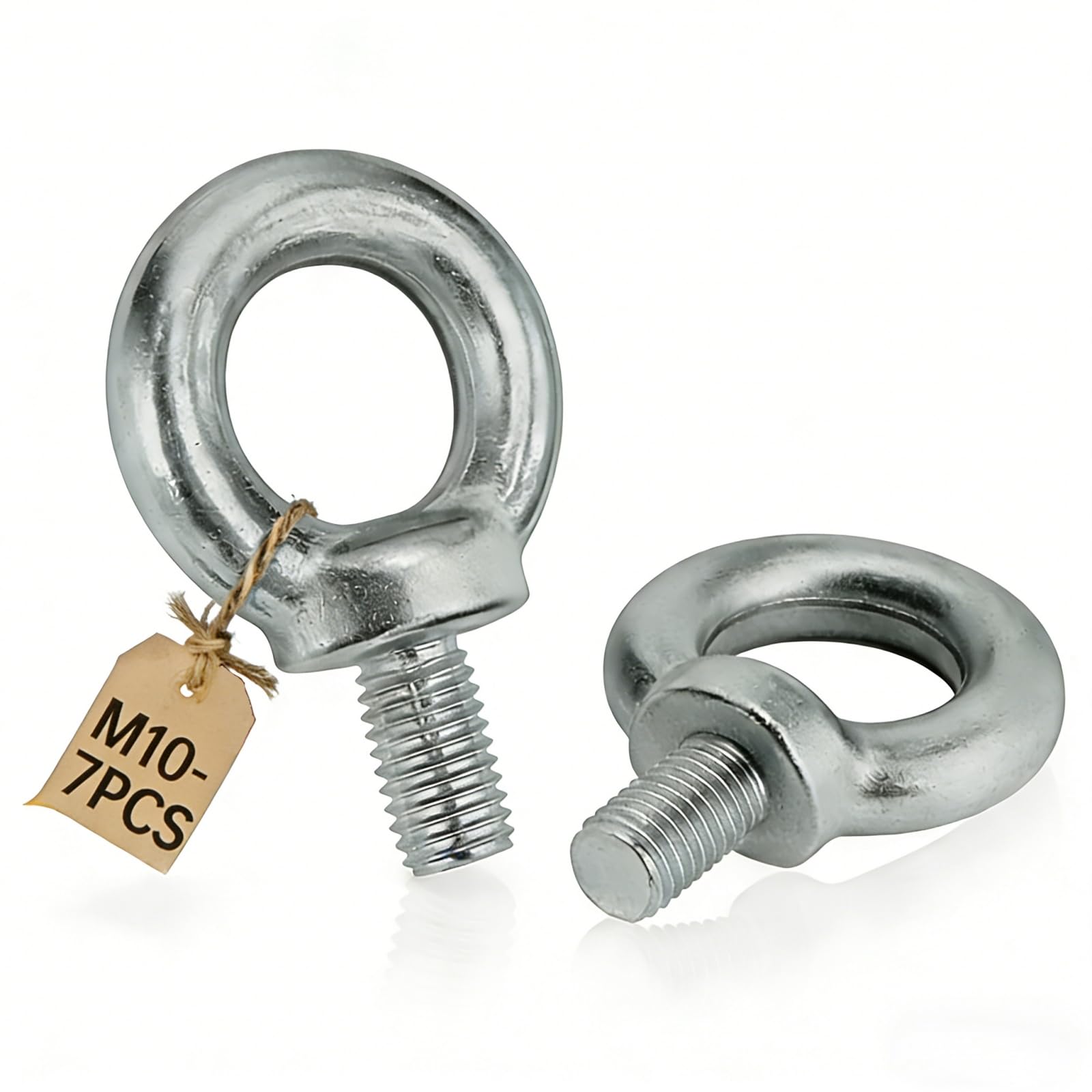 msymsyu M10 Eye Bolts 7 Pcs Eye Bolts Heavy Duty