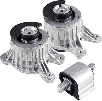 3PCS Engine Mount Compatible with Benz C200 C300 E260 E300 W205 W238 W213 2015-2023, 2052406217 2052406317 2052403300 2052407600 2052407700 2052400200 2052400300