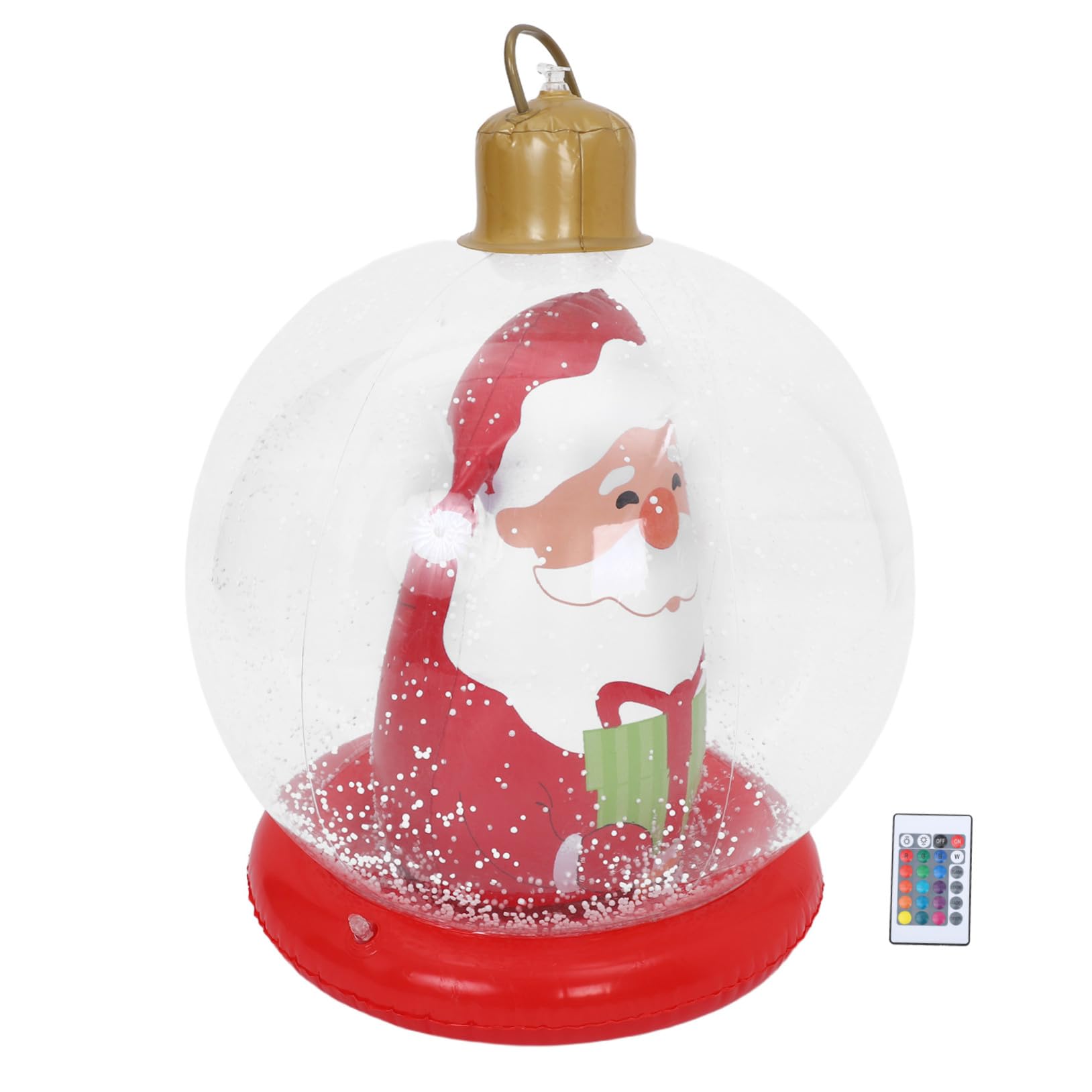Ballon de Noël extérieur gonflable et lumineux qui reste stable face au vent