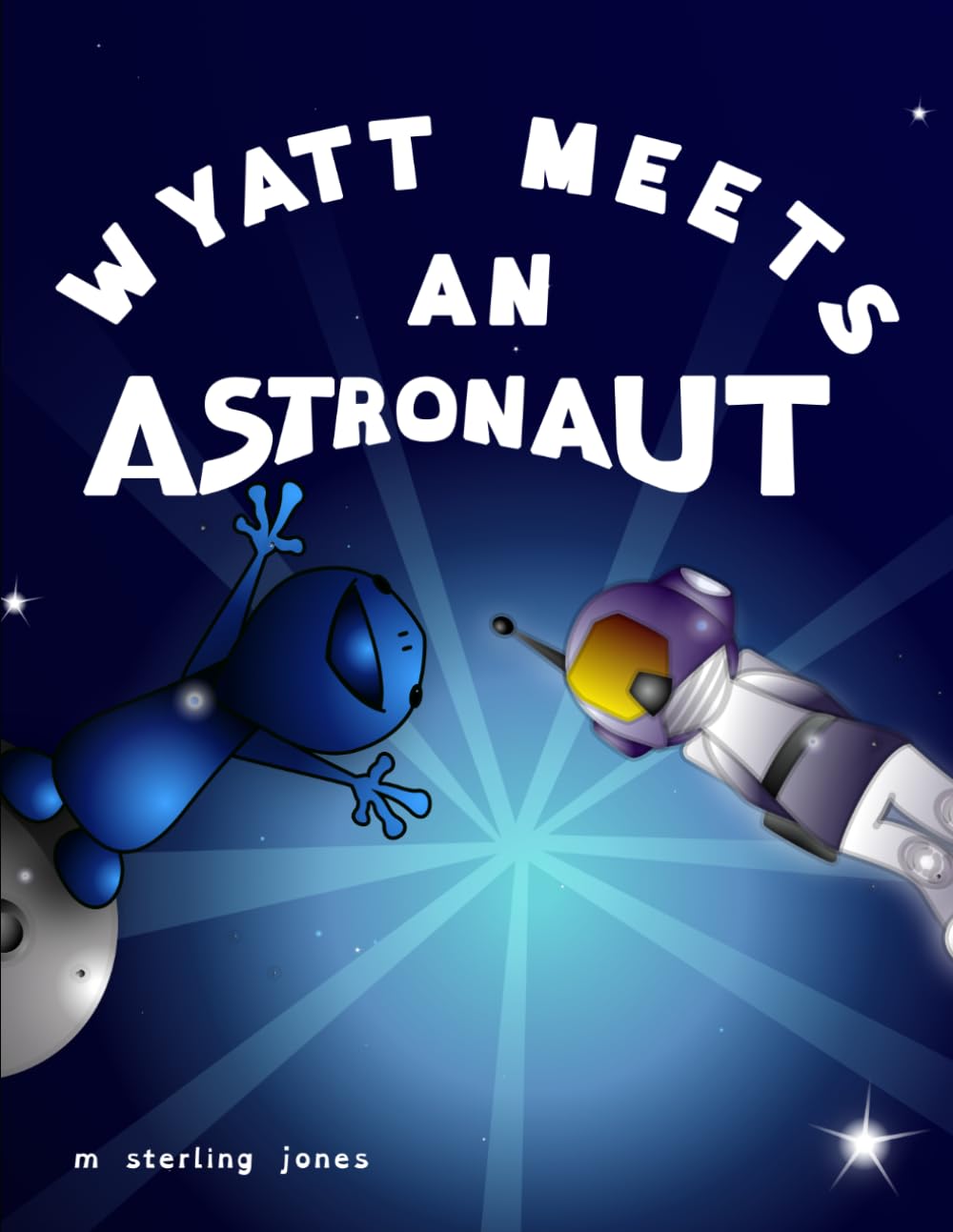 Wyatt Meets an Astronaut (the little alien)