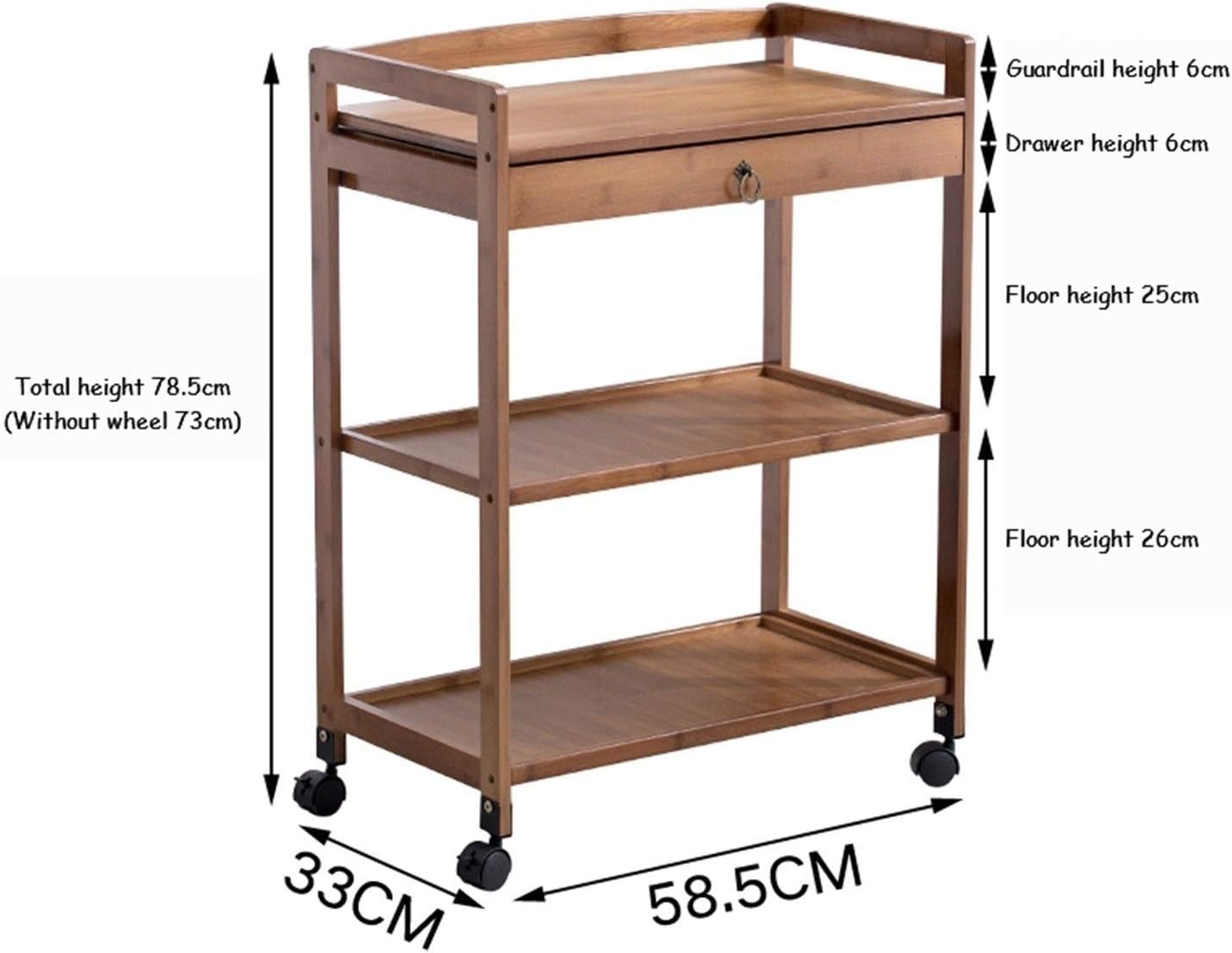 Bar Cart Kitchen Bar Serving Cart with Storage Shelves Kitchen Island Cart,Rolling Kitchen cart Home bar Serving carts Kitchen cart with Storage (Color : Style 5) (Style 1)