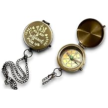 Islamic Gift for Men Women Kids | Qibla Compass Chain - Allah Takwa Sunnah Muslim Gifts Idea Ramadan Eid Gift Birthday Salah Prayer Direction