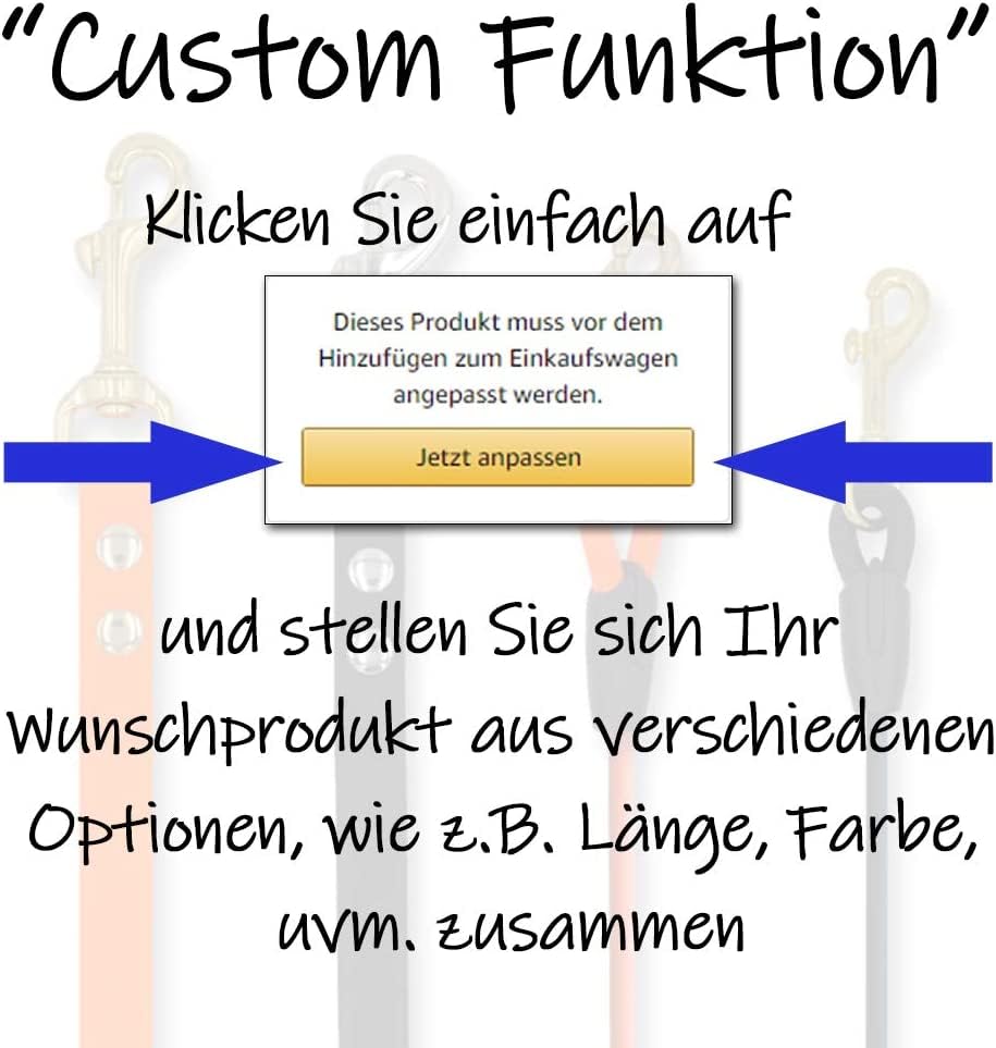 bio-leine verstellbare Biothane Hundeleine für mittlere und große Hunde bis 35kg - 12mm 16mm 19mm I Führleine verstellbar bis 5m lang - Leine Übungsleine