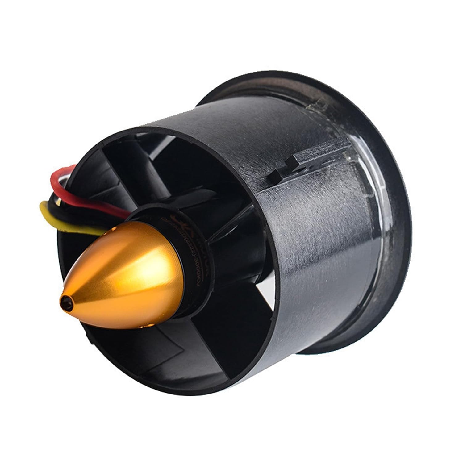 70mm EDF RC Ducted Fan – 6 Blades Ducted Fan Set, QF2822 3000KV 4S Brushless Motor for RC Airplane Model