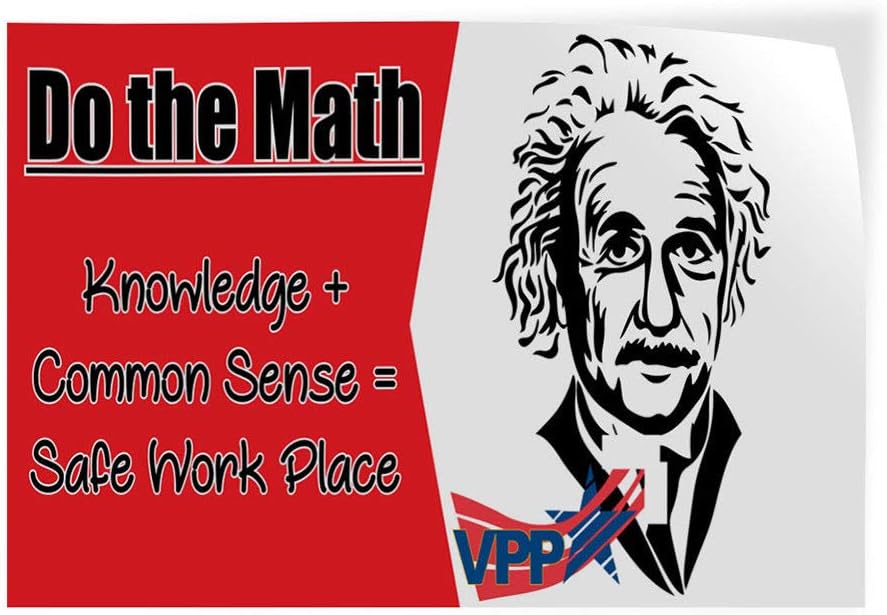 knowledge and common sense = Safe Place Store Sign Vinyl Decal Sticker 8