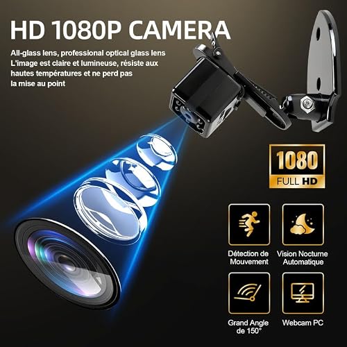 LKFACA Caméra Espion sans Fil 1080P BY10 – vue 2