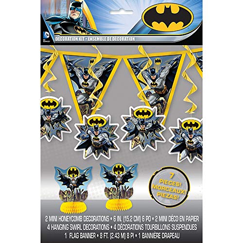Batman Party Decorating Kit, 7pc