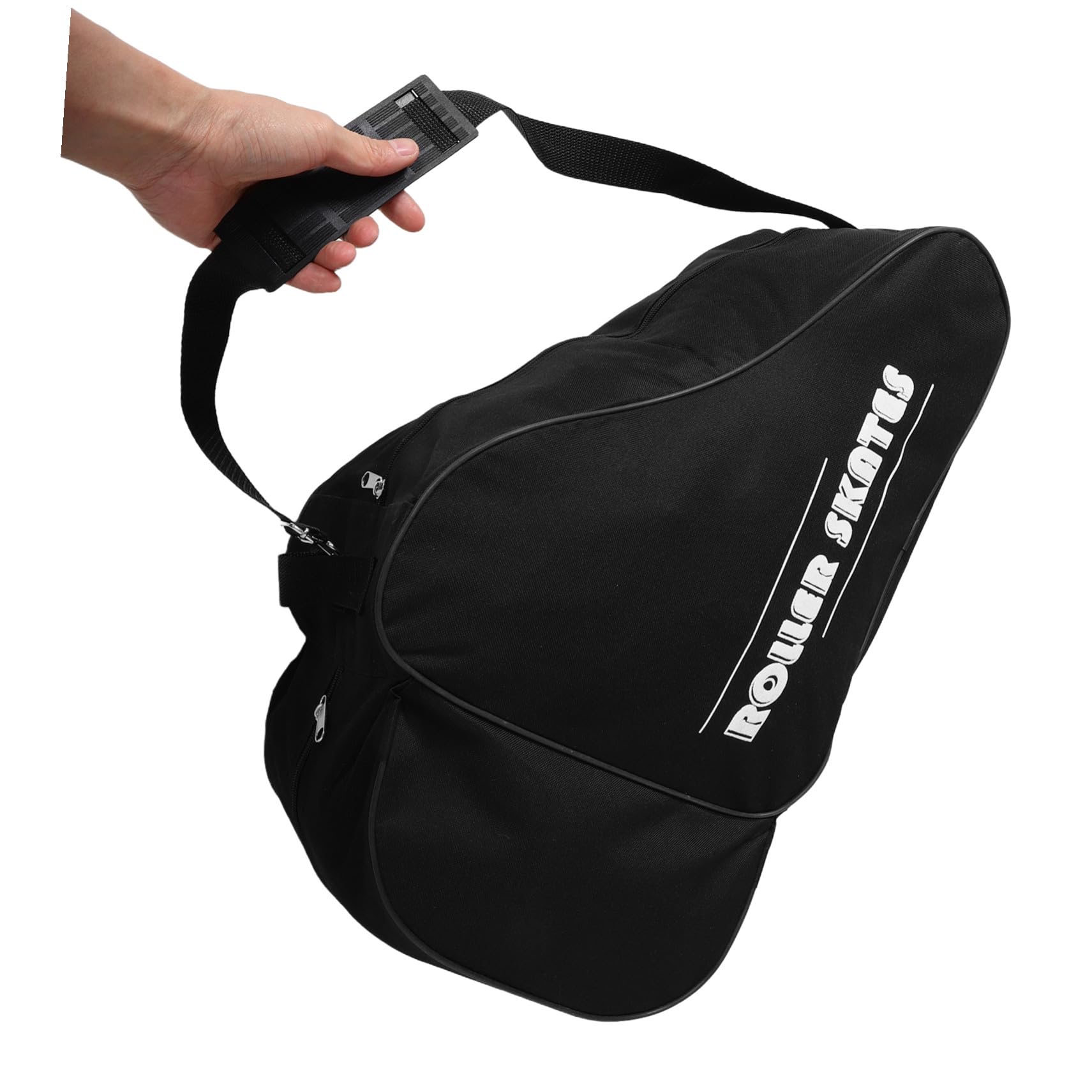 2 Bolsas para Patines Mochila para Patinaje sobre Ruedas Bolsa para Patines En Línea para Niñas para Guardar Zapatos De Patinaje De Hielo Negra