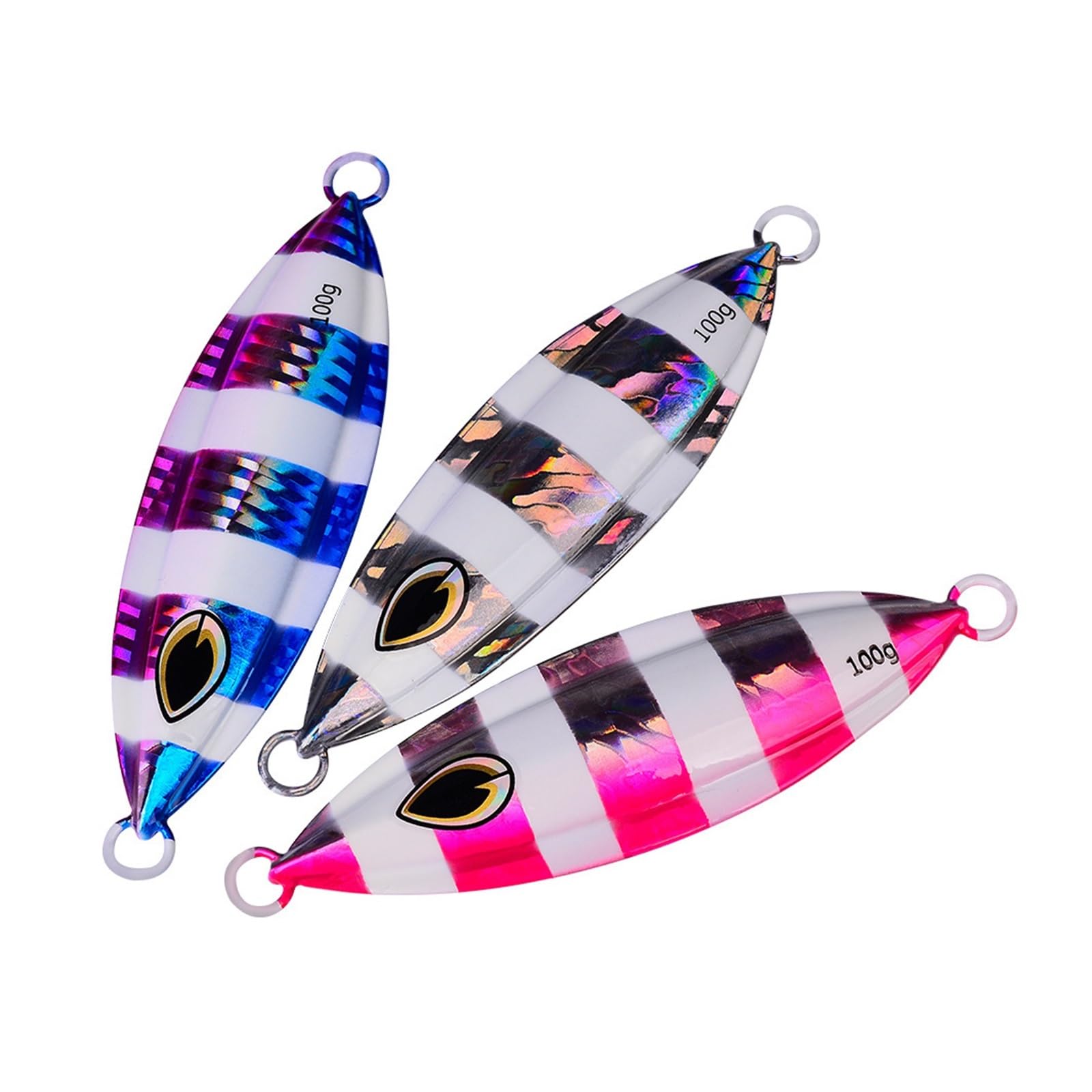INEOUT 5 Pz/Set 40g60g80g100g200g Luminoso Jigging Richiamo di Pesca Metallo Jig Cucchiaio Pesca Shore Esche Pesce Tonno Esca Acqua Salata Mare