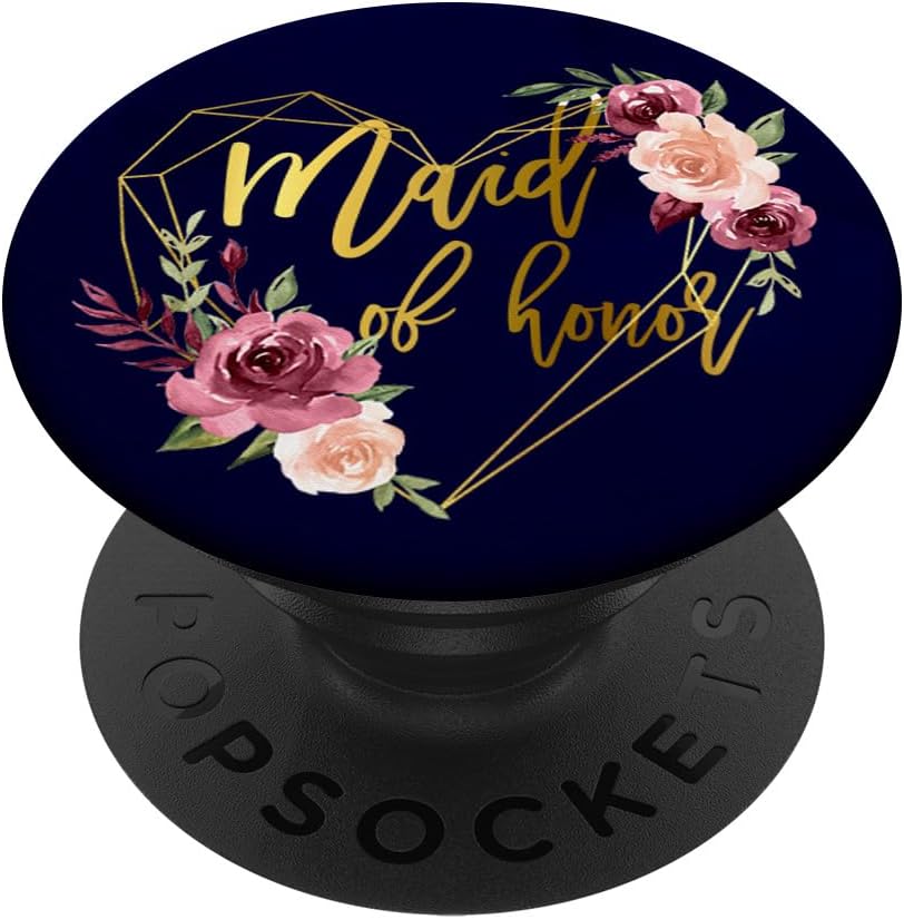 Maid of Honor Proposal for Wedding Day Getting Ready PopSockets MagSafe PopGrip for iPhone