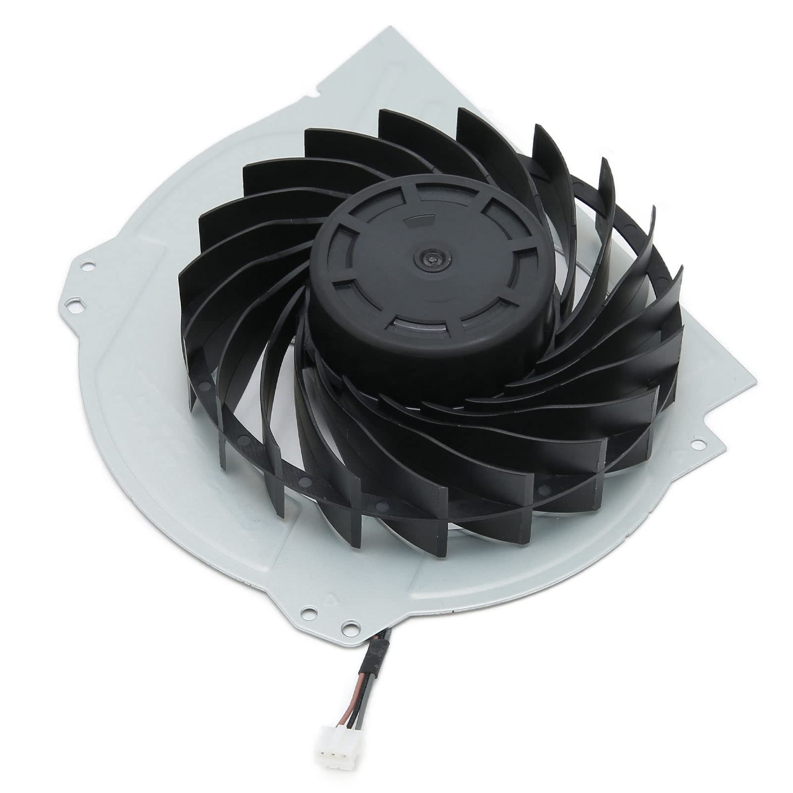 Lylithuif Ventola di raffreddamento interna Sostituzione Accessori di raffreddamento ad alte prestazioni per Pro CUH7XXX Console di gioco Materiale metallico ABS 12V 2.1A 19 Lame Nero