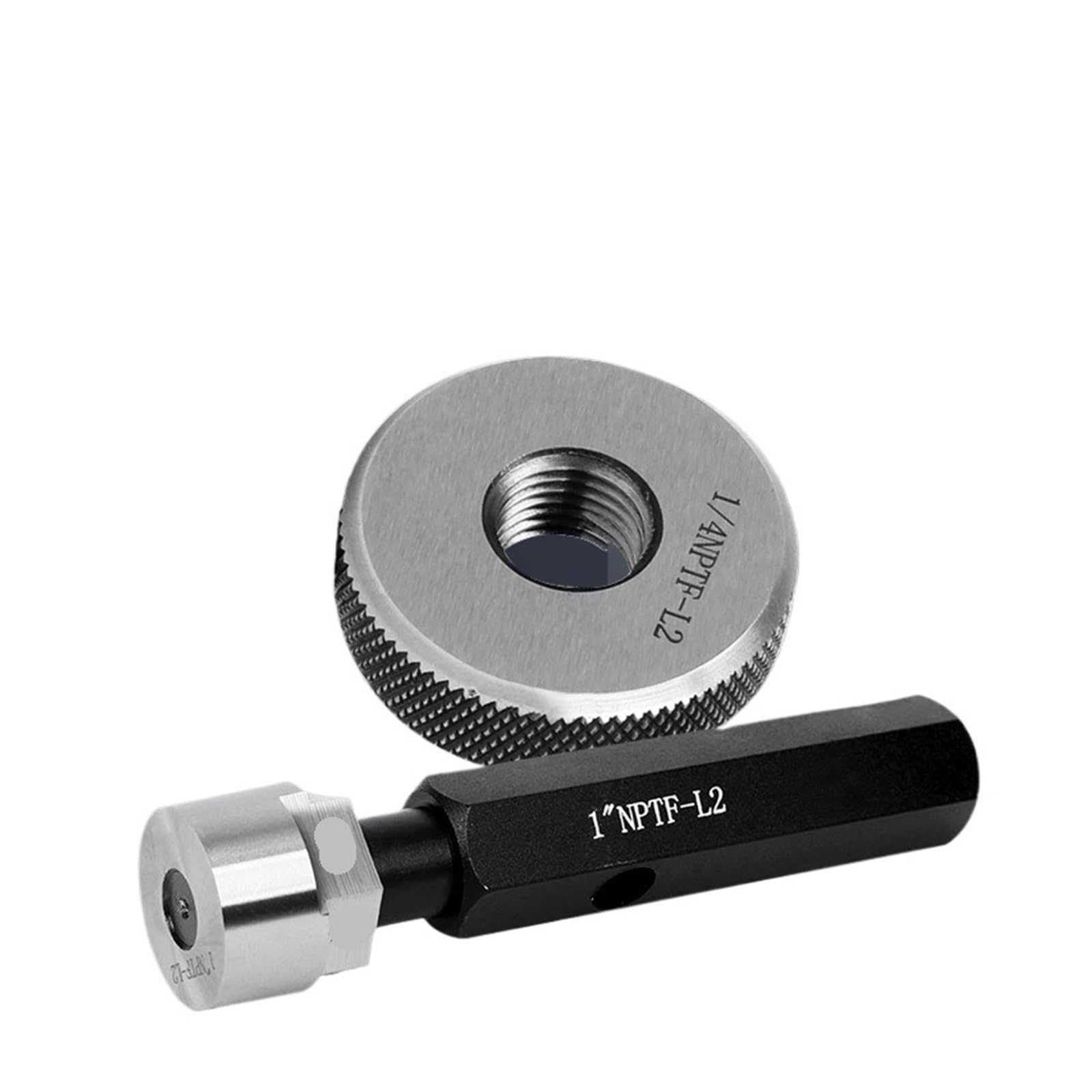 1 szt. Gauge z podkładką/pierścieniem do gwintu węża NPTF 1/16-28-3/4 1'' L1 L2 L3 przyrząd pomiarowy (NPTF Ring Gauge, 1 szt. NPTF3I4-L2)