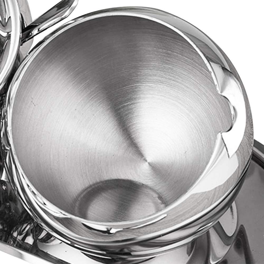 XINGYU Ensemble de sucrier de Cuisine avec Couvercle cuillère et Plateau pour thé et café Récipient de Stockage en Acier Inoxydable Pot à Condiments Pot à Bonbons Vintage