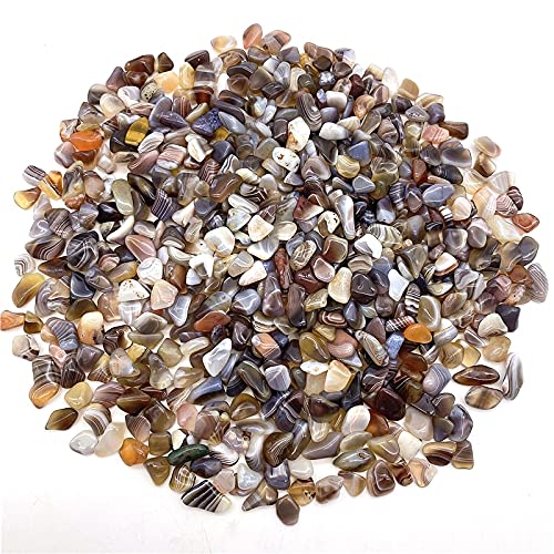 Ghiaia di Cristallo di Pietra di Agata Grigia Naturale da 50 g for Pietra Decorativa for Acquario Raccolta domiciliare