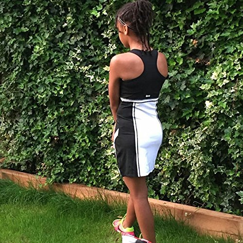 Girls Black & White Designer Tennis, Junior Tennis Dress, Girls Golf Dress, Kids Golf Clothing, Glrls Sportswear, Girls Netball Dress (7-8 Years Old) #TOP7