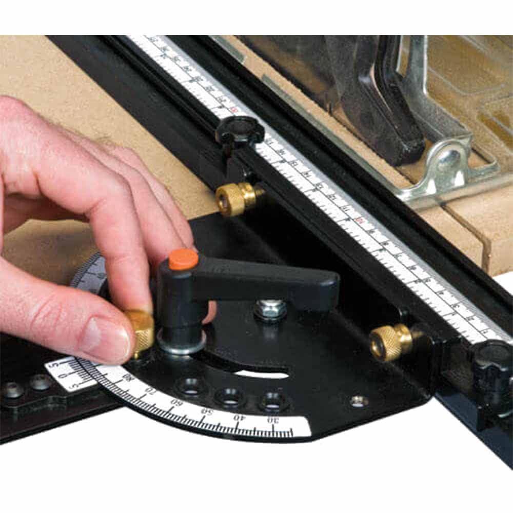 Trend Guía de ángulo ajustable 36" para router y sierra circular | Ajusta ángulos con precisión y asegura cortes rectos en router y sierra circular, 36 pulgadas