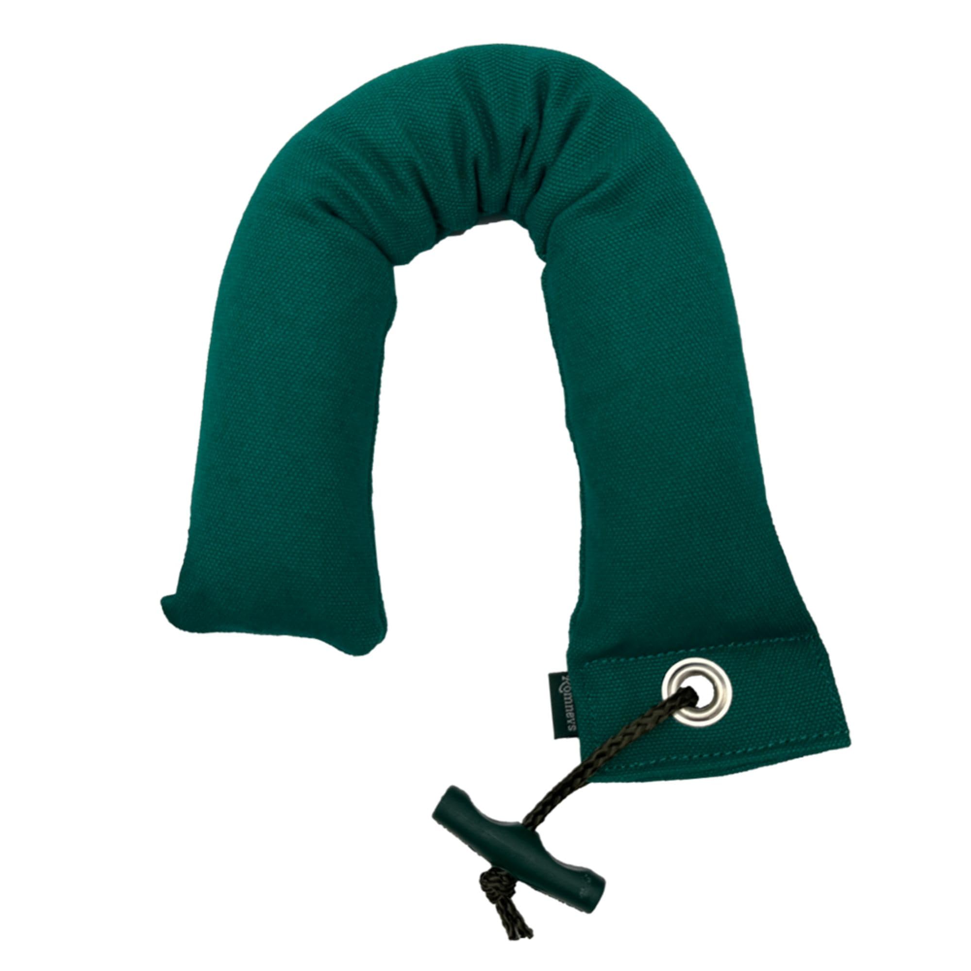 Romneys Game Dummy XL 850 g – School Dummy für Hunde, Apportierdummy aus Canvas, 45 cm Trainingsdummy für mittiges Greifen, Balance & korrektes Apportieren, Dummytraining, Grün
