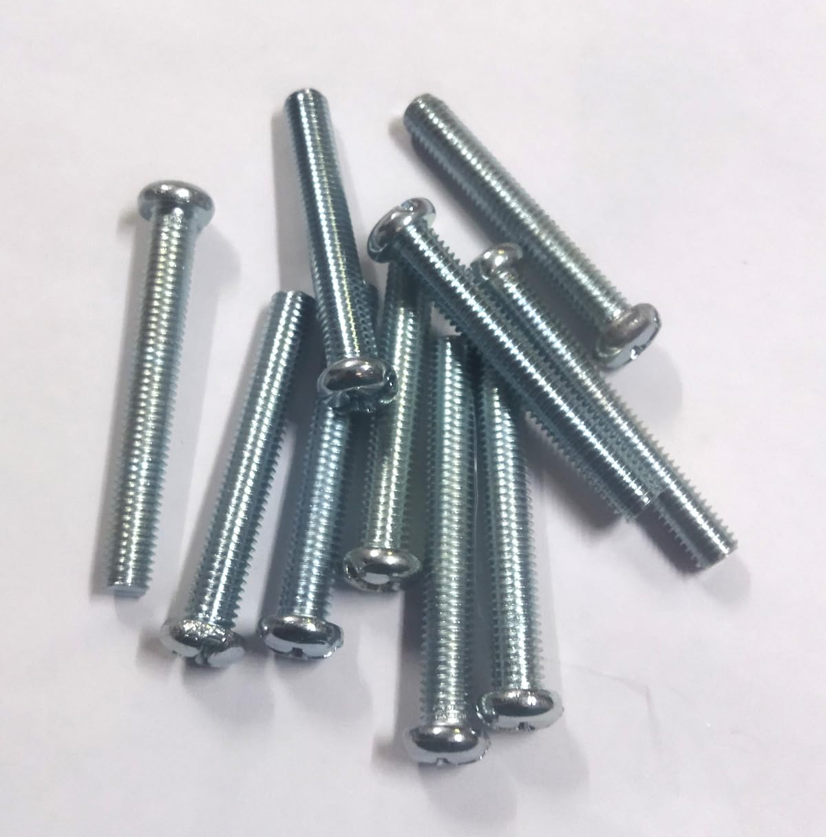 Mild Steel Philips Pan Head Combination Machine Screw (Silver)(10 Pcs) 8 x 80mm-image-47