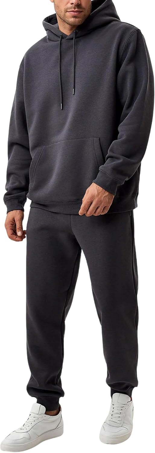 Sweat Suits Men Jogging Tracksuits 2 Piece Set Casual Athletic Hoodie And Sweatpants Outfits