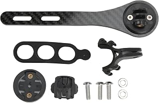 Computer Holder Integrated Handlebar Stem, Carbon and Aluminum Alloy Construction, Durable and Lightweight, Compatible with Multiple Computer Brands