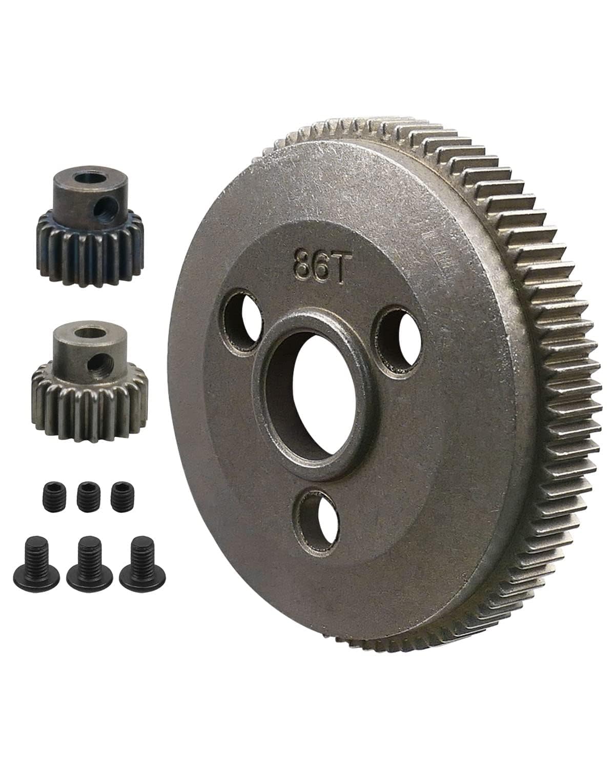 Amazon.com: AUGREX 86T 48P Spur Gear Set Fit for 1/10 Traxxas