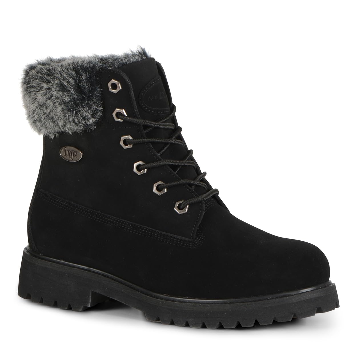 Lugz womens Convoy Faux Fur Lace Up BootsFashion Boot