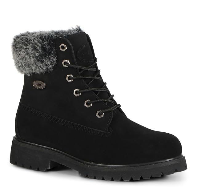 Lugz womens Convoy Faux Fur Lace Up BootsFashion Boot